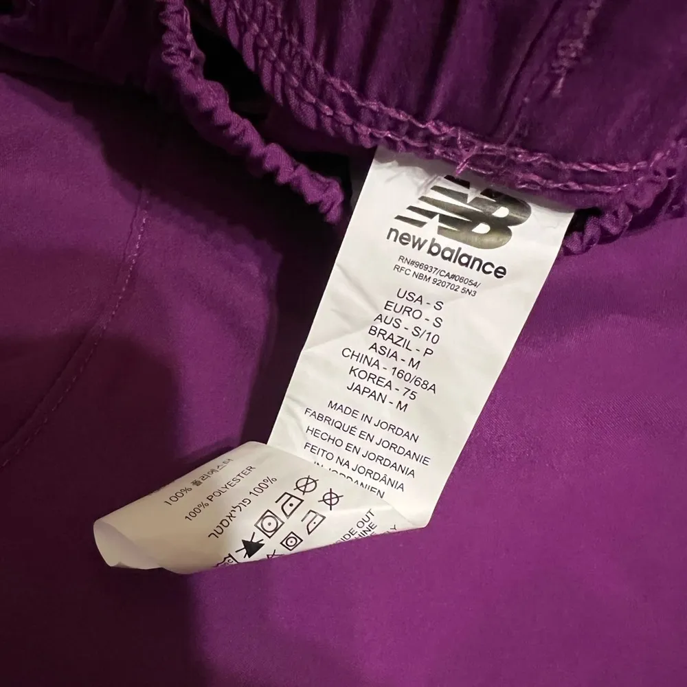New balance purple running athletic shorts - Image 3
