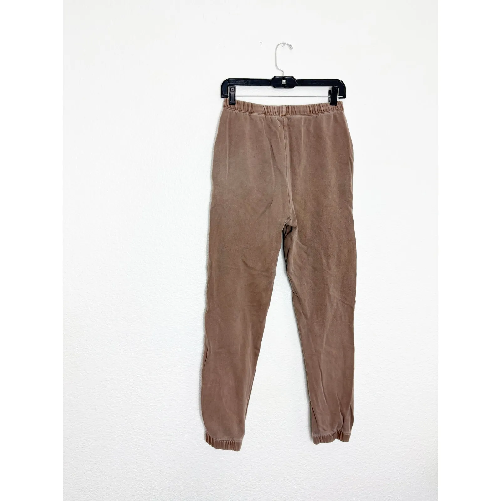 Joah Brown Cotton Hi Rise Empire Jogger Sweatpants Size Small Brown - Image 9