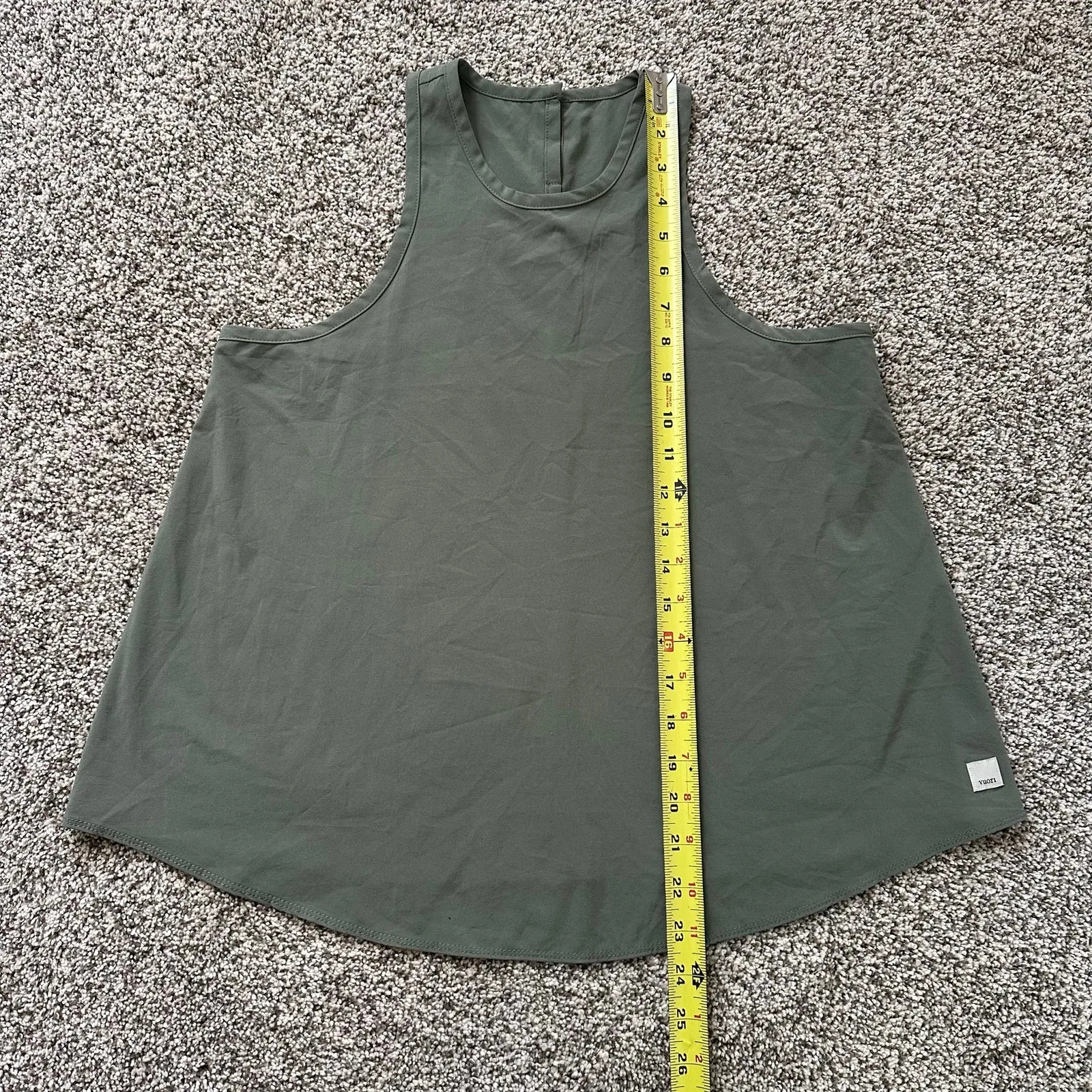 Vuori green sleeveless tank top size S - Image 10