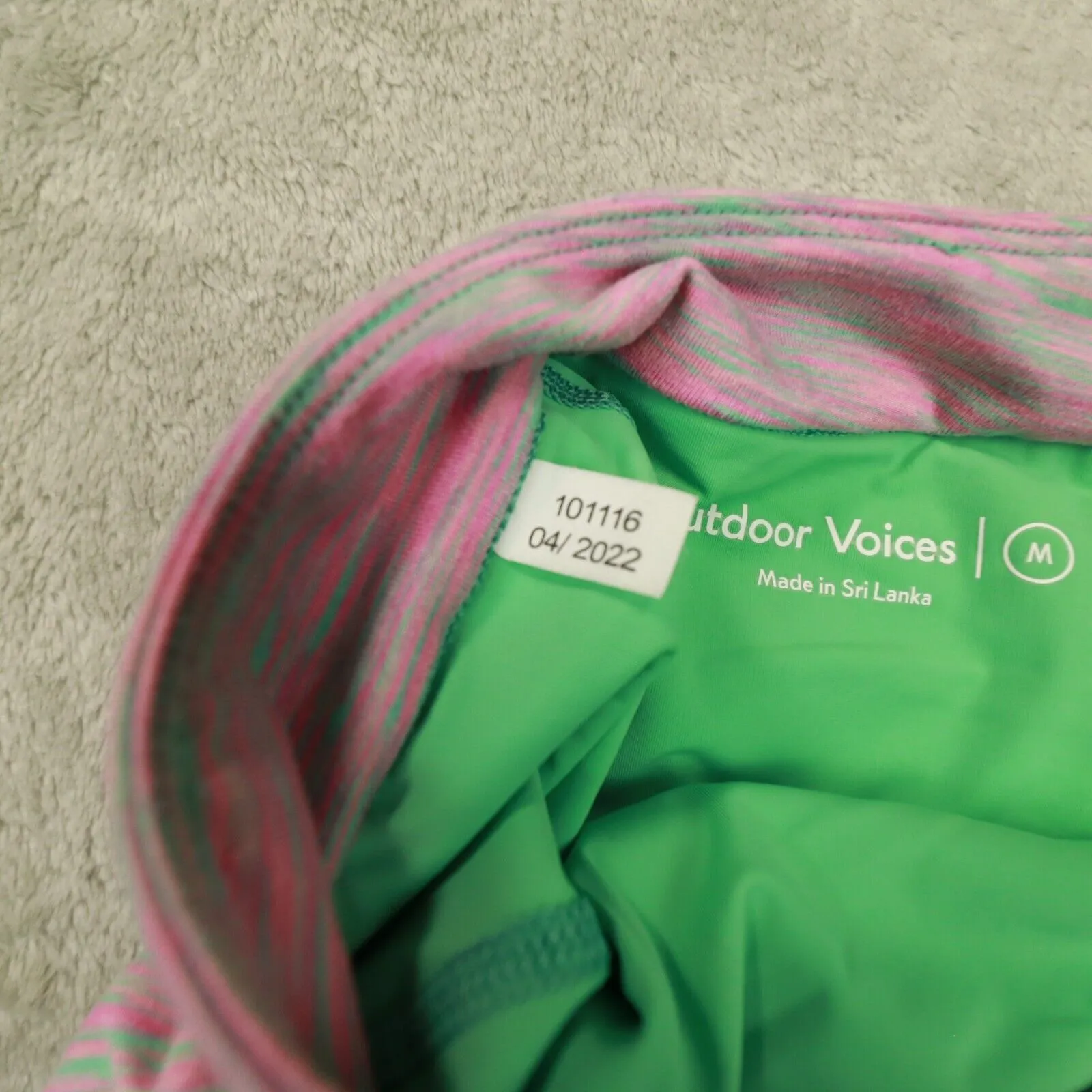 Outdoor Voices Women's Tennis‎ Skirt Skort Workout Heather Pink size Medium - Image 9