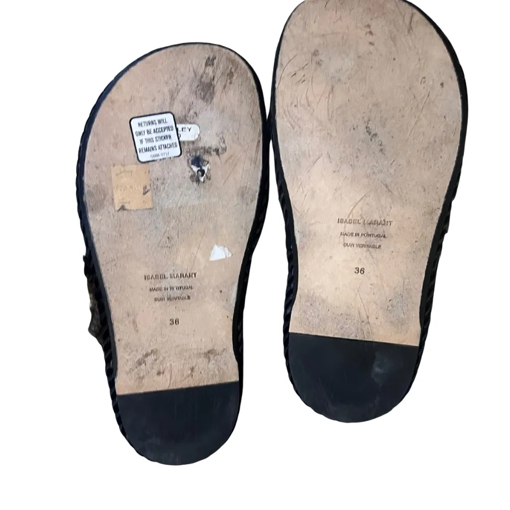 Isabel Marant Lesley Rope Sandals Women’s Size 36 (US 6) Beige - Image 6