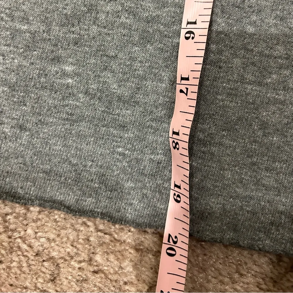 Aviator Nation Heather Grey Rainbow 5 Stripe Cropped Crewneck - Image 7