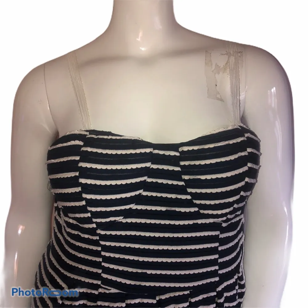 New Look  sweetheart neck striped dress - Image 2
