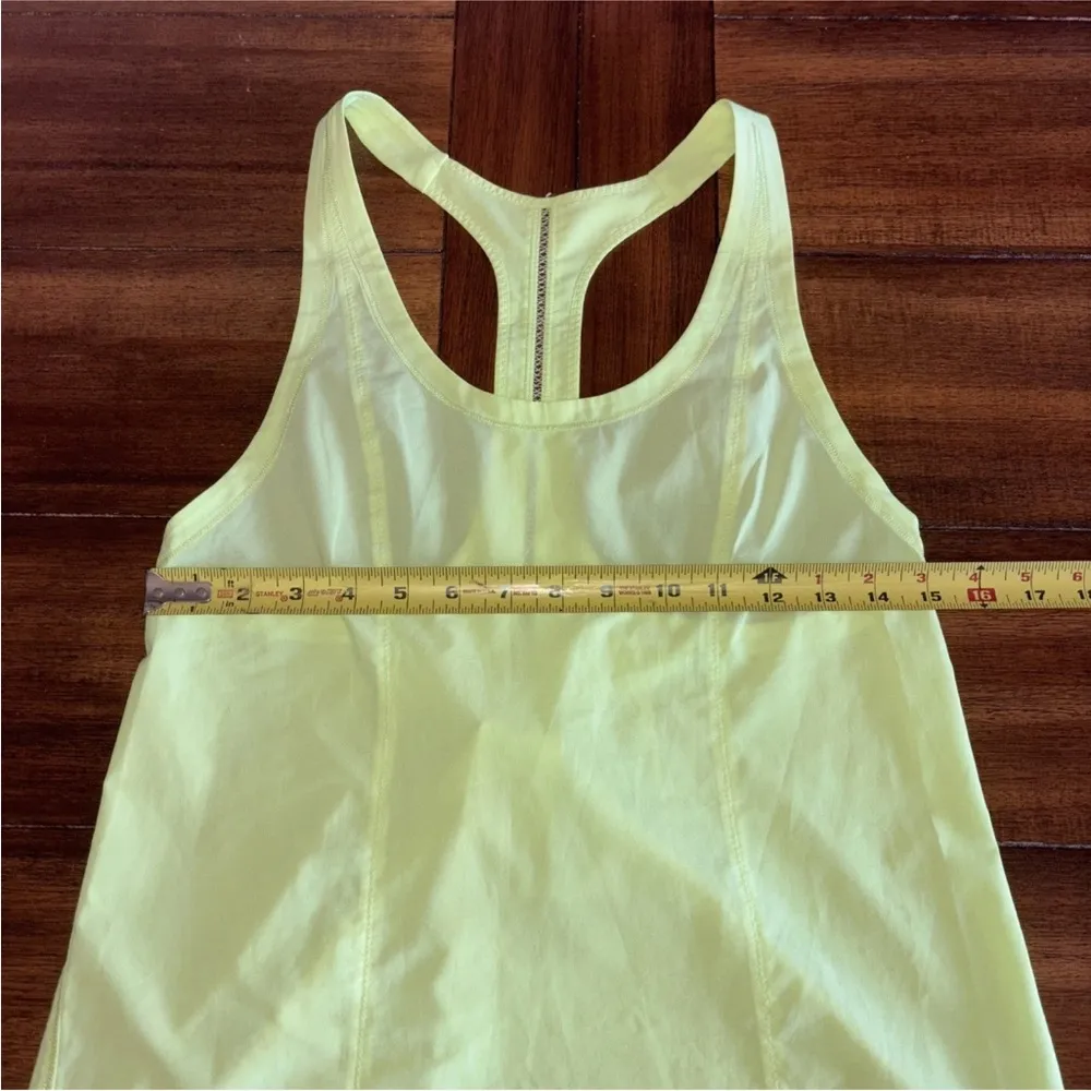 Lululemon Athletica Tank Top in Neon Yellow - Image 4
