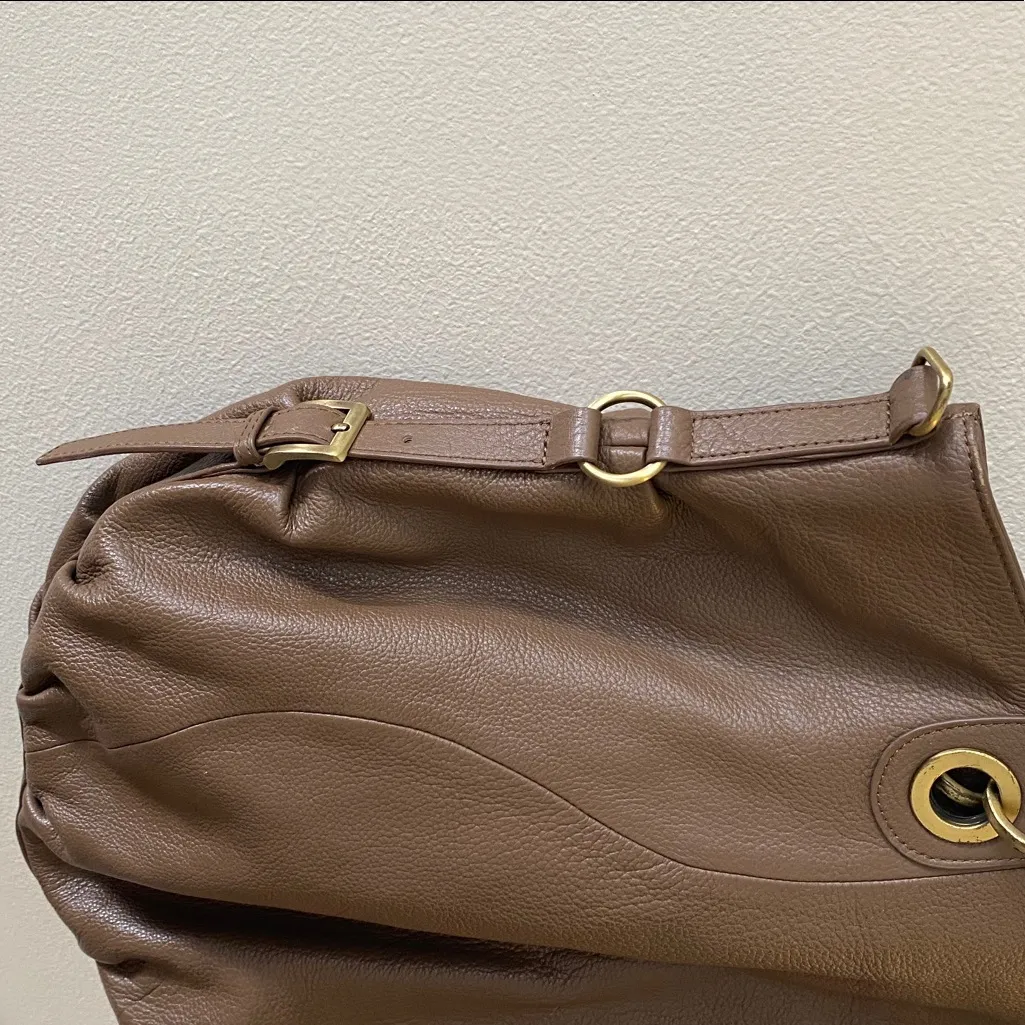 Fenn Wright Mason brown leather extra large purse - Image 2