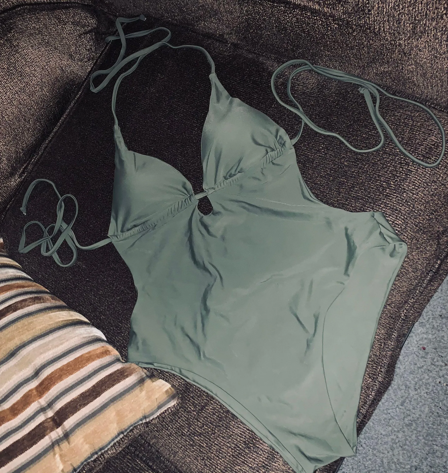 Strappy Back One Piece Swimsuit - Image 8