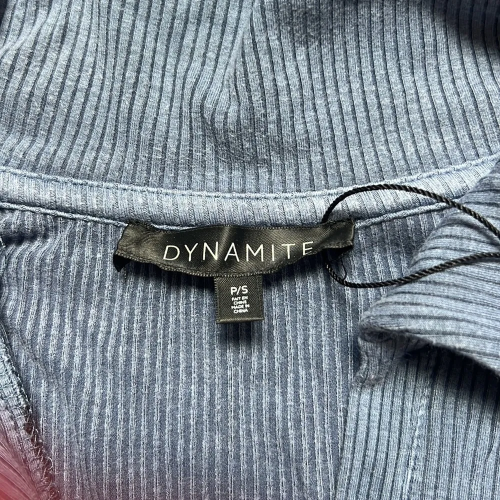 Dynamite  Blue Polo Dress - Image 4