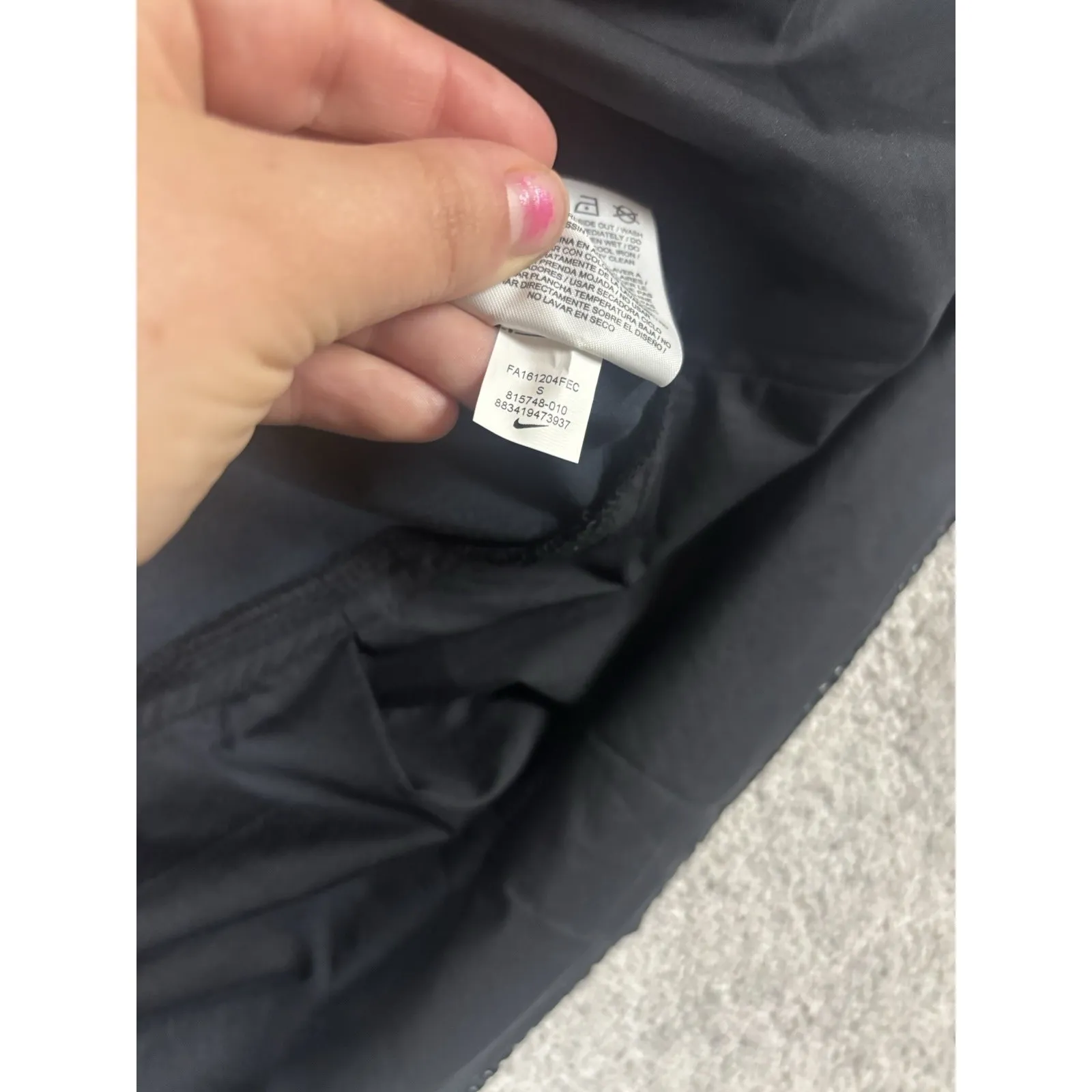 Women's Nike Court Black Pleated Tank Top Peplum Tennis Pickleball - Image 5