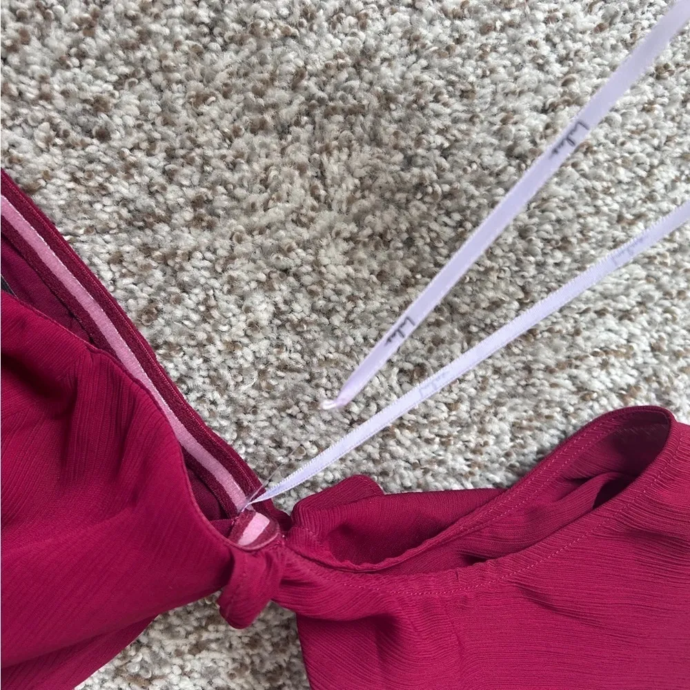 Lulu’s Absolute Romance Burgundy Off-the-Shoulder Maxi Dress Bridesmaid Formal - Image 10