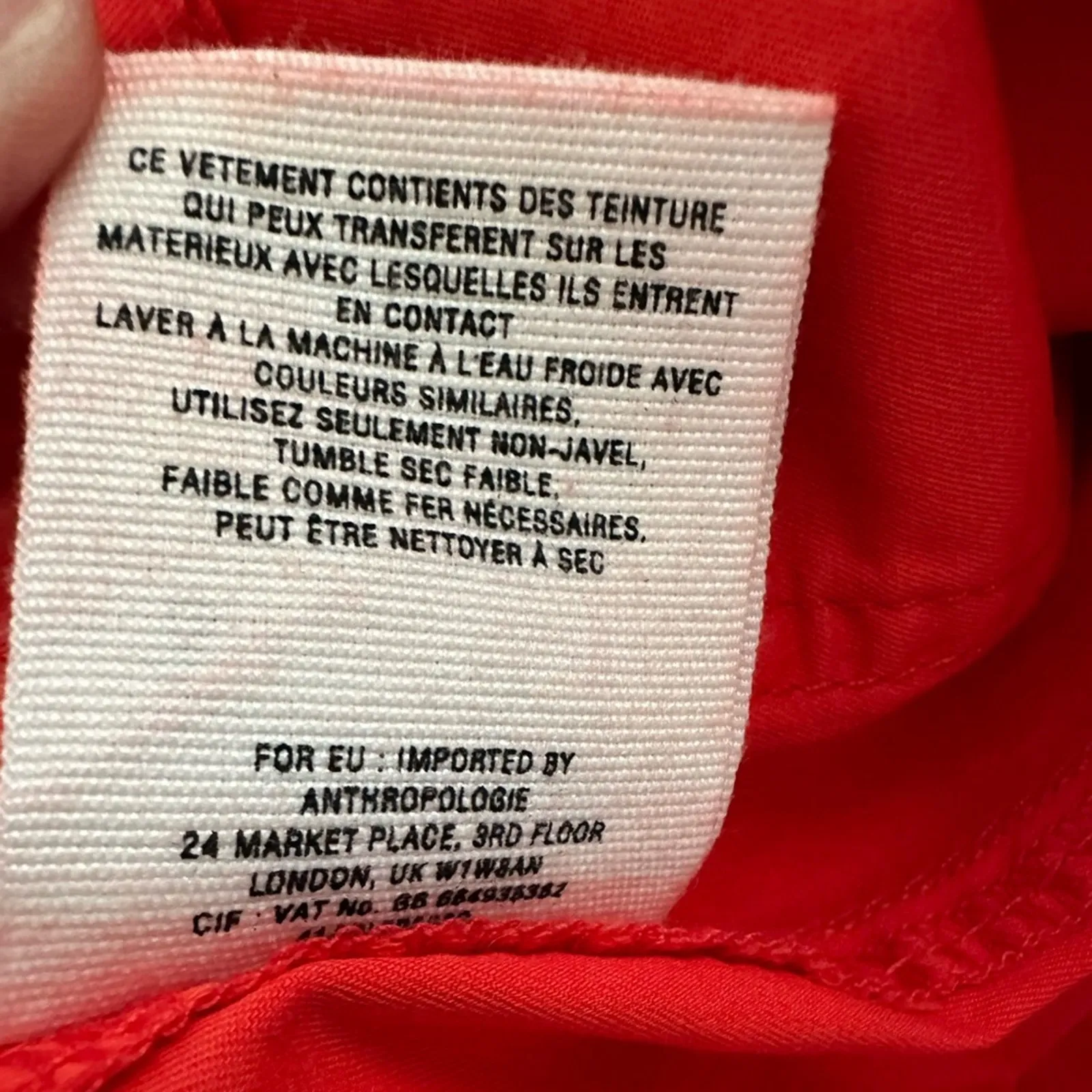 Anthropologie Hei Coral Orange Pants Straight Fall Colorful Artsy Fall Bright - Image 9