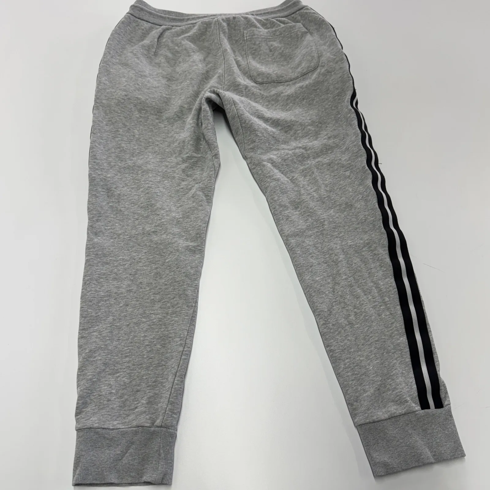 MICHAEL KORS Sweatpants Womens Medium Jogger Gray Logo Stripe Side Athletic‎ - Image 2
