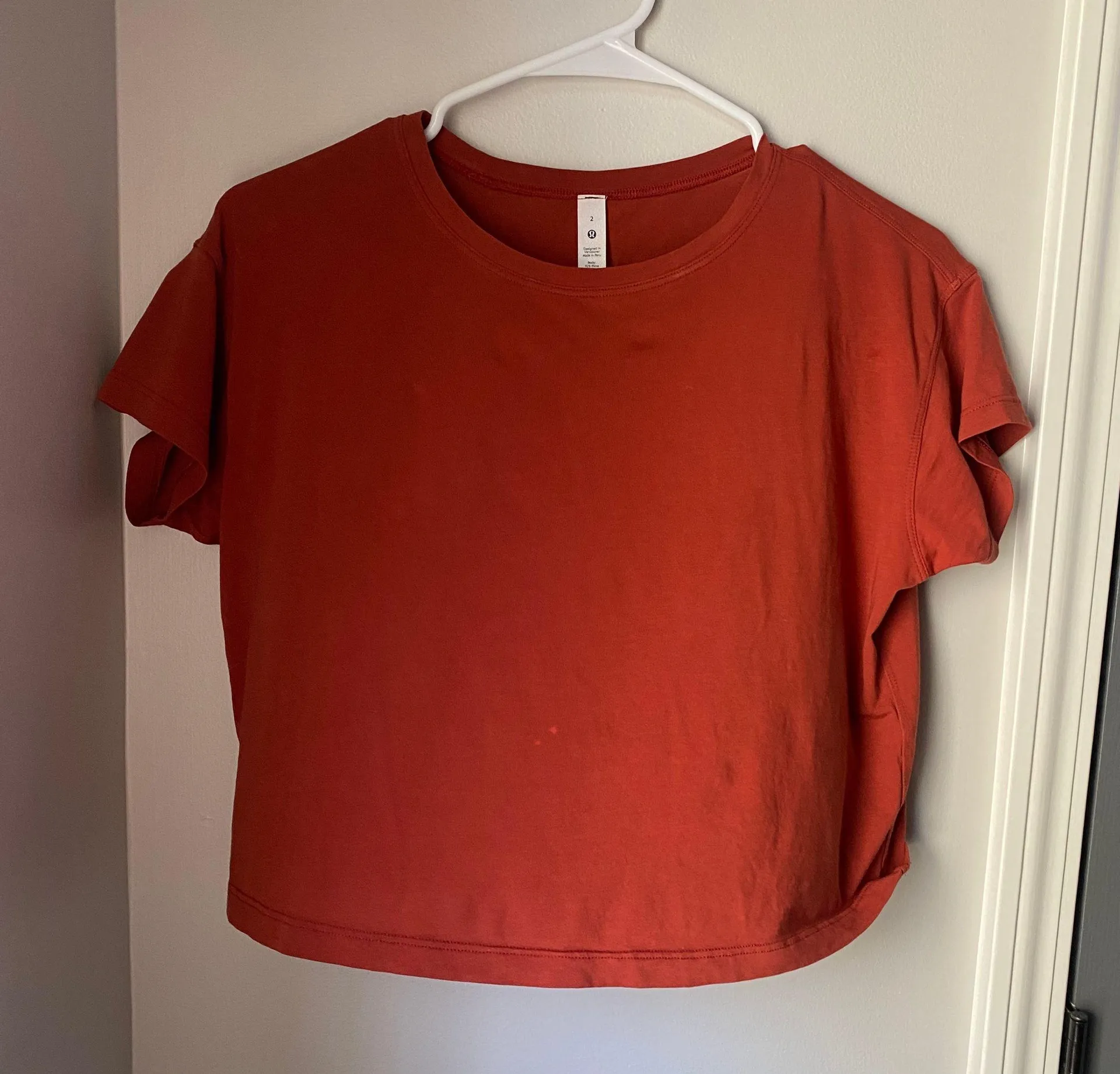 Lululemon Cates Crop Tee - Image 3