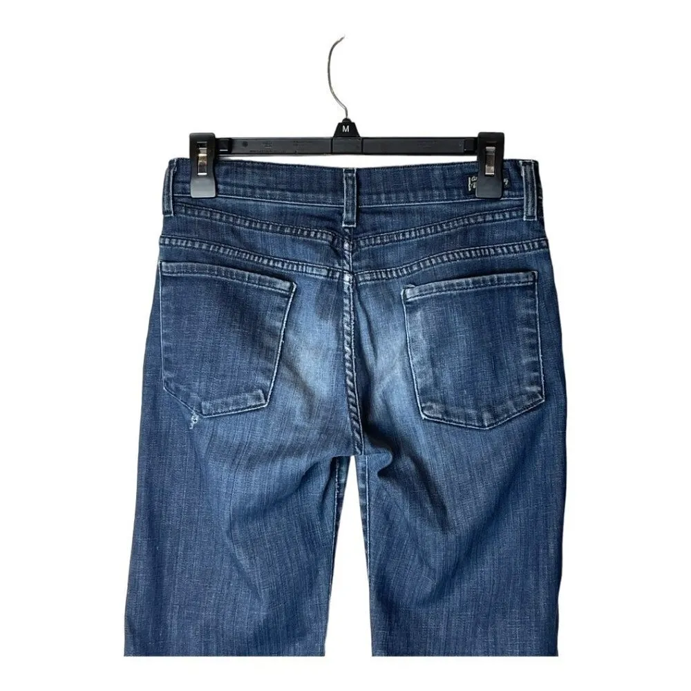 Citizens Of Humanity Blue Medium Wash Stretch High Rise‎ Wide Leg Jeans Size 28 - Image 4