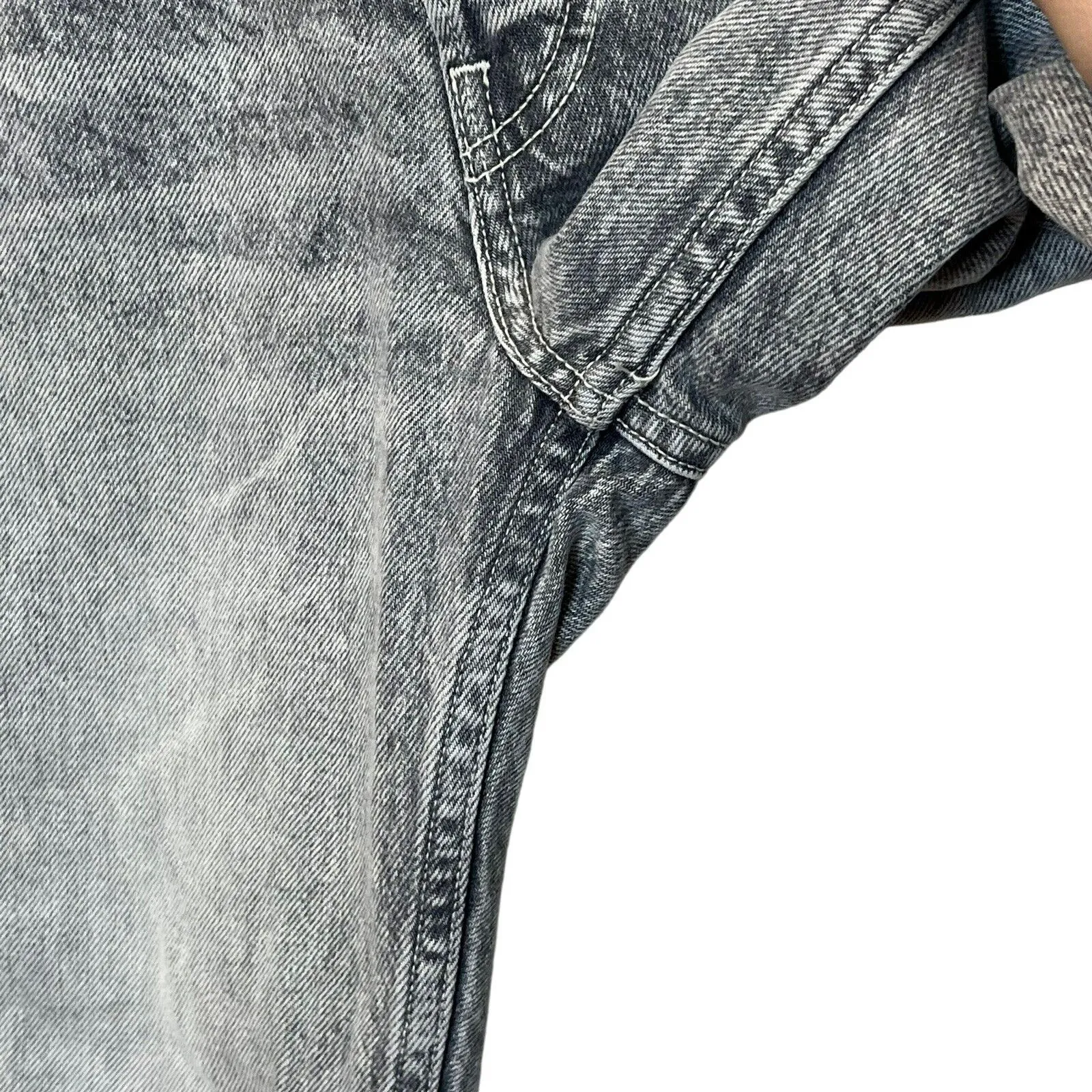 Rag & Bone Maya Slim Ankle Jeans Women’s Size 24 Acid Wash High Rise Frayed Hem - Image 6