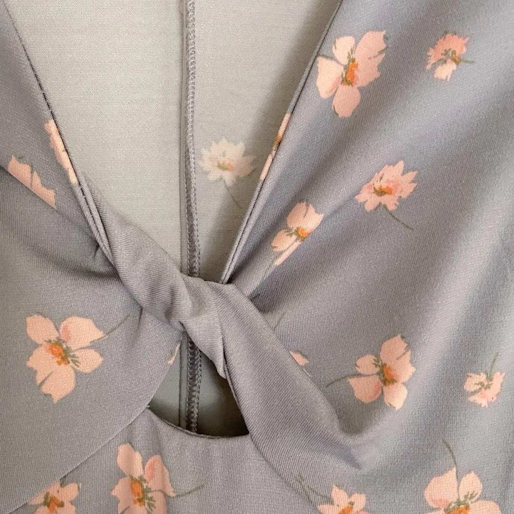 Wayf Floral Front Cutout Maxi Dress - Image 4