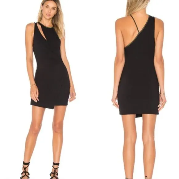 Free People "Toast to the Black" Cut Out Dress Size L - Image 2