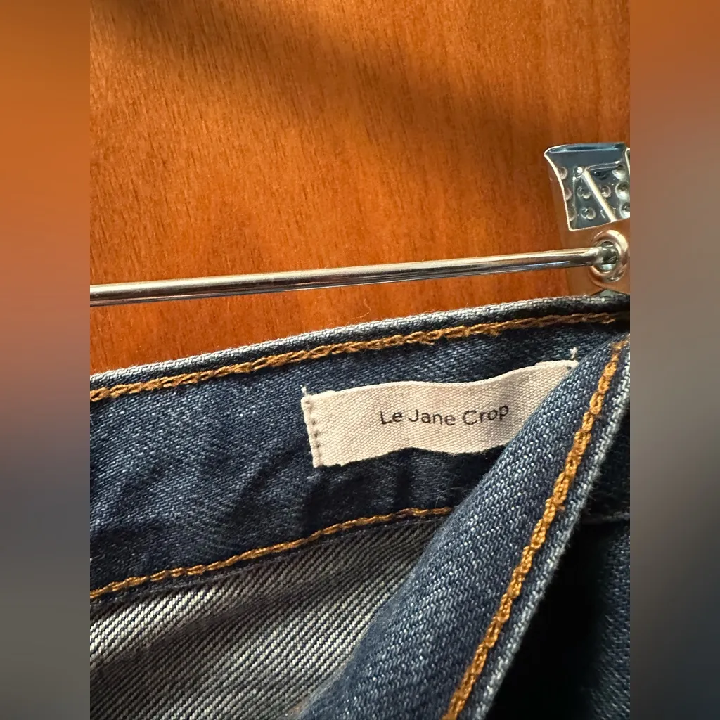 Frame Denim Dark Blue Ankle Jeans - Image 3