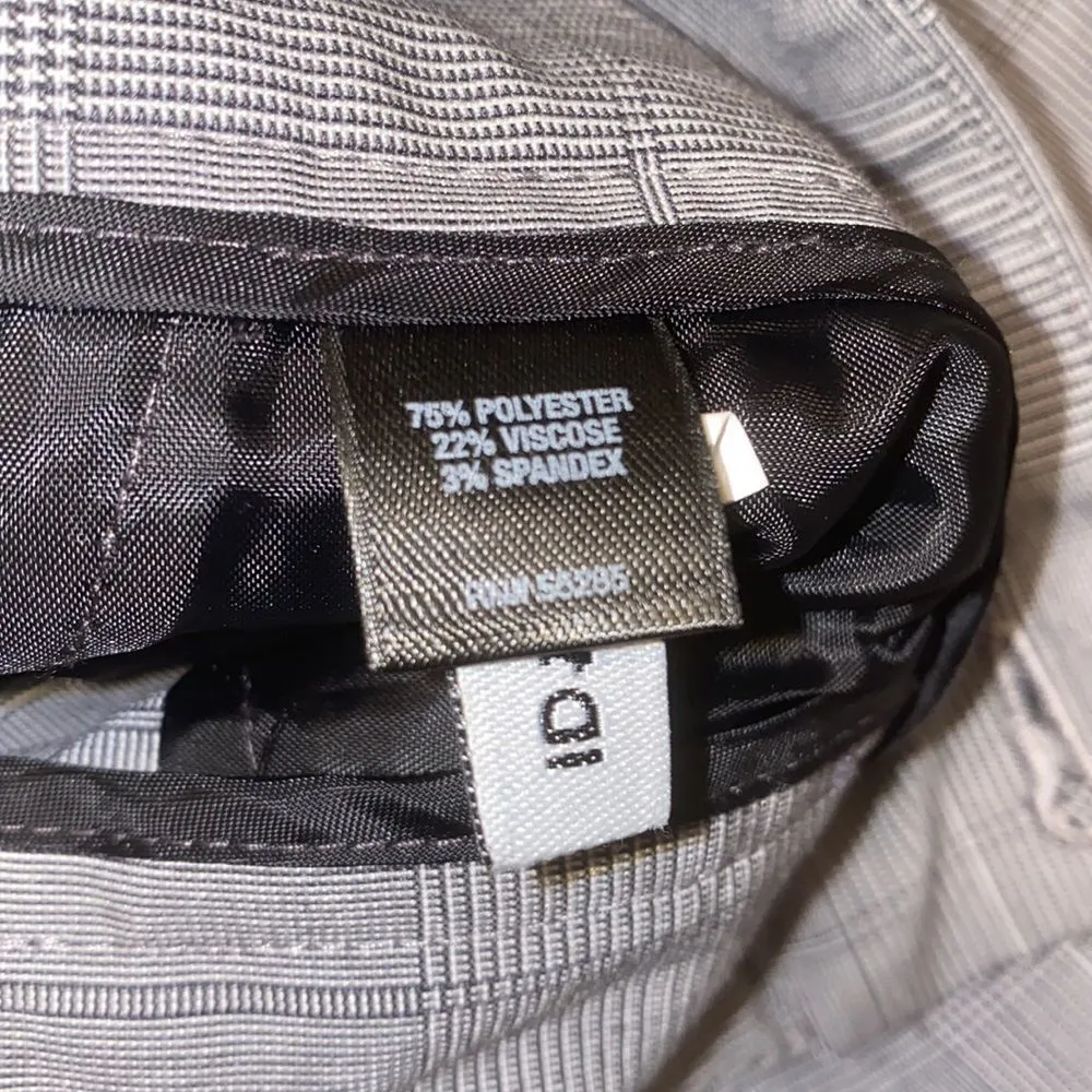 ✨ Express Editor houndstooth plaid barely boot low rise pants✨ - Image 8