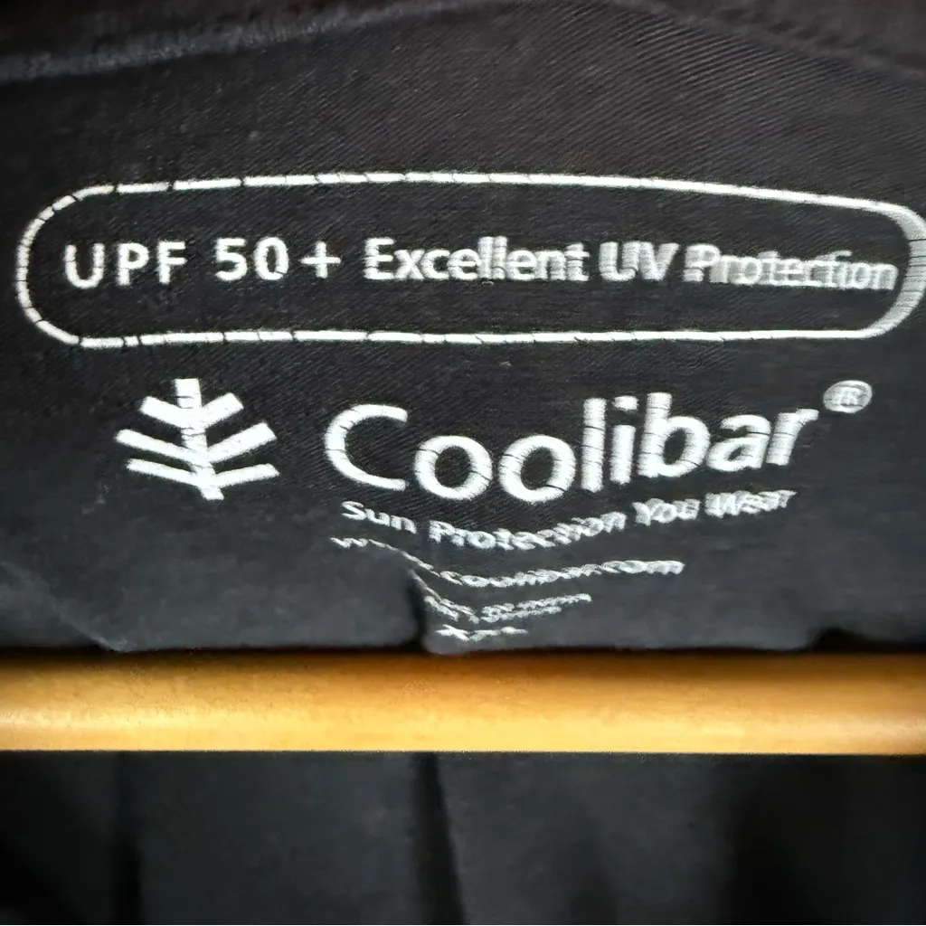 Coolibar XXL Women's Seaside Hoodie Black SPF UV 50+ Protection Sun Travel Beach - Image 4