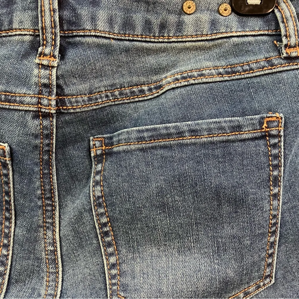 Cabi Distressed Low-rise Skinny Jeans Medium Wash Womens size 0 Denim‎ Grunge - Image 11