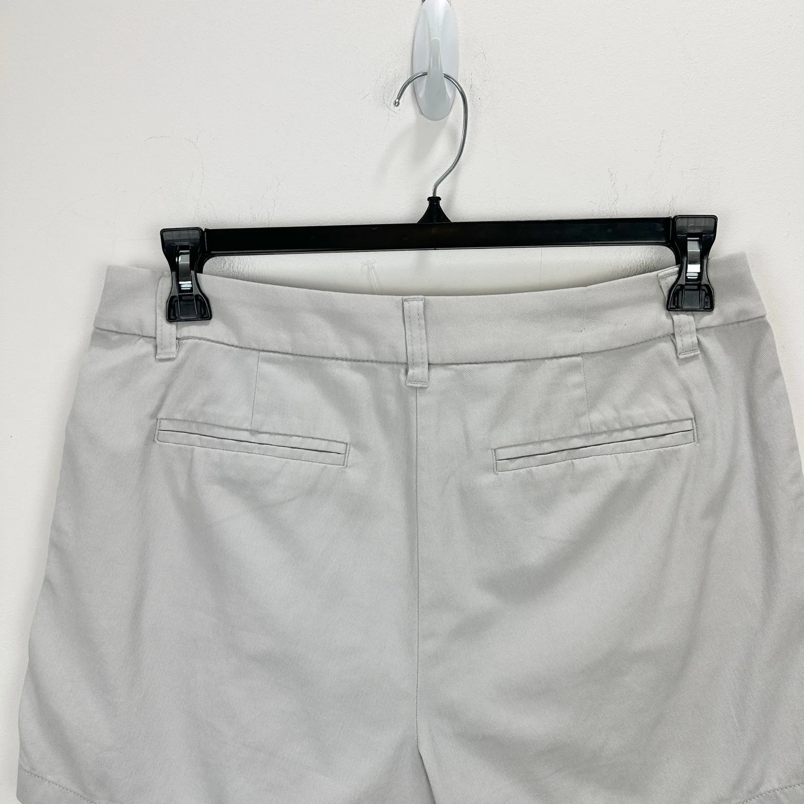 J.Crew 5" Classic Chino Short Preppy Coastal Vacation Oyster Grey US 8 NWT - Image 7