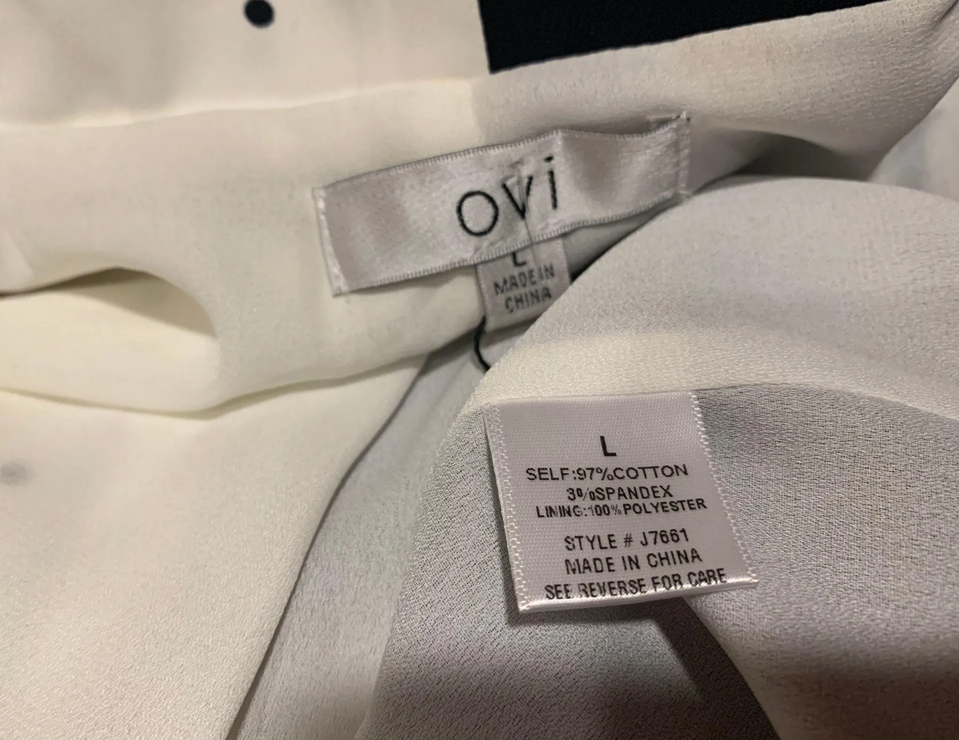 unique Color block polka dot blazer size L - Image 4