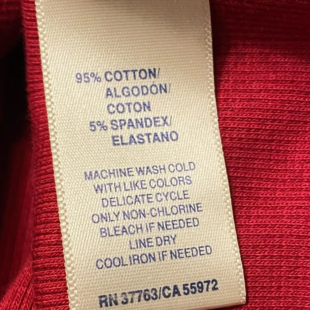 Rafaella Pointelle Red Cowl Neck Sweater Top Size 1X NWT - Image 4