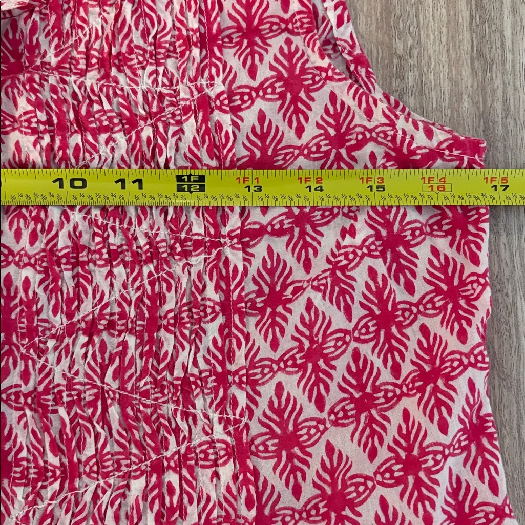 Roberta Roller Rabbit Sleeveless Button Up Tank Top Blouse XS Women’s - Image 5