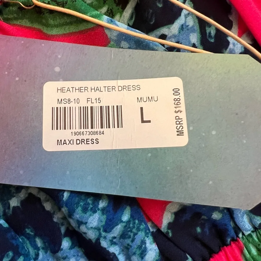 Show me your MuMu Heather floratopia floral halter maxi dress size Large - Image 9