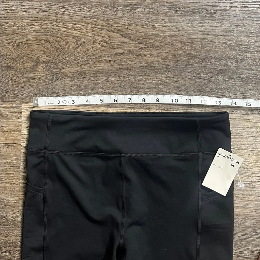 Zella Black Spandex Bike Shorts Size Medium NWT - Image 8