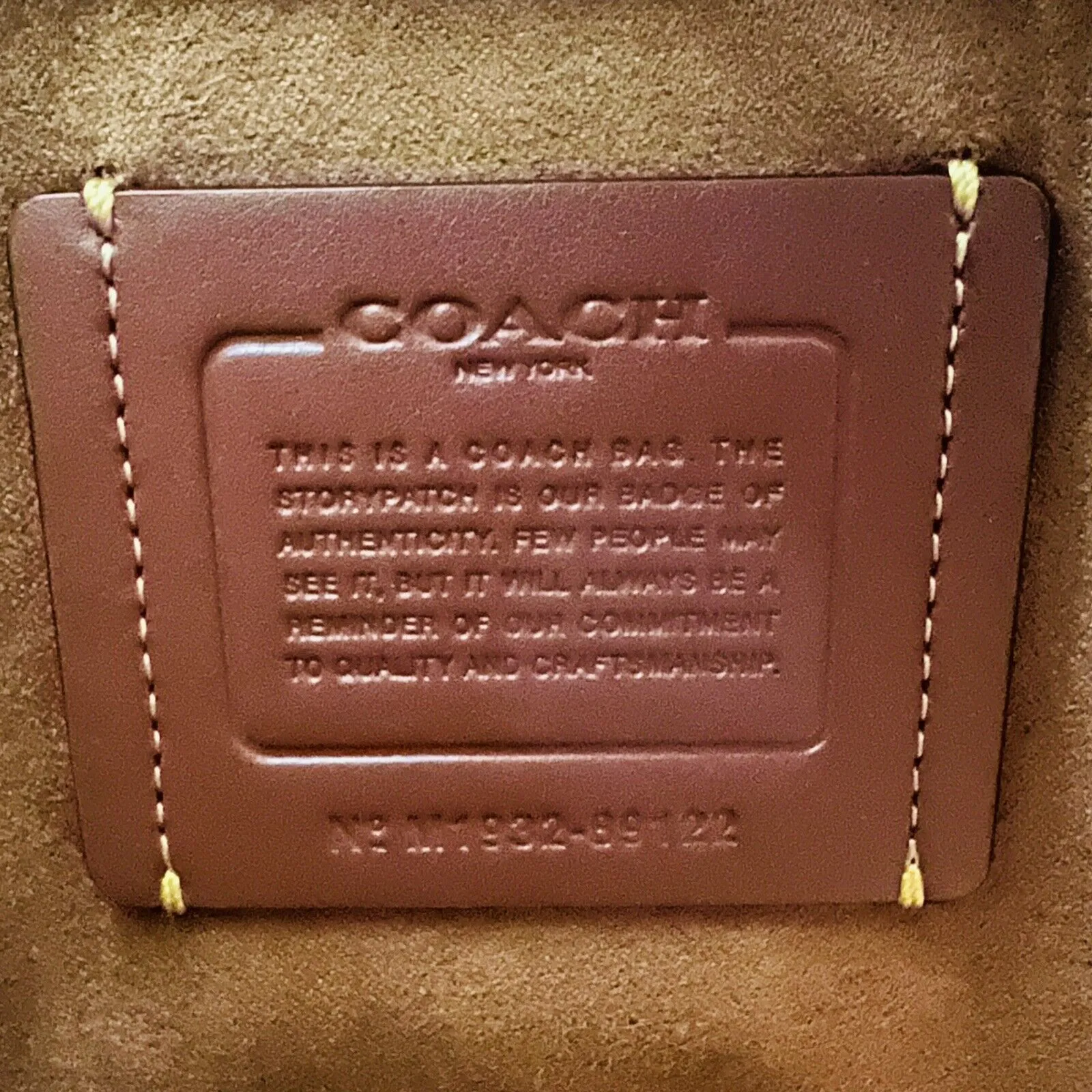 COACH Emery Chalk Multi Pebble Leather Crossbody Bag With Varsity Stripe - Image 12