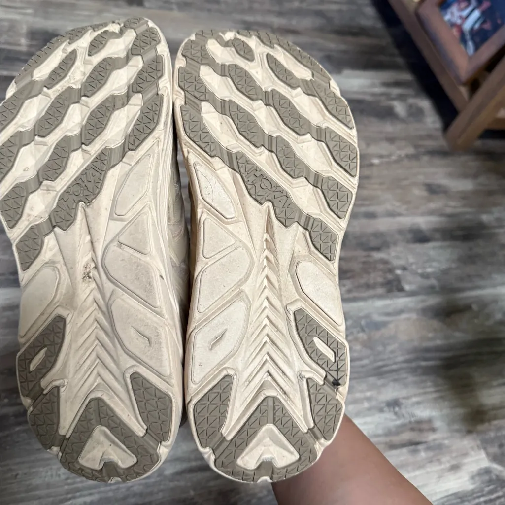 Hoka Cream Color Women Slip - Image 7