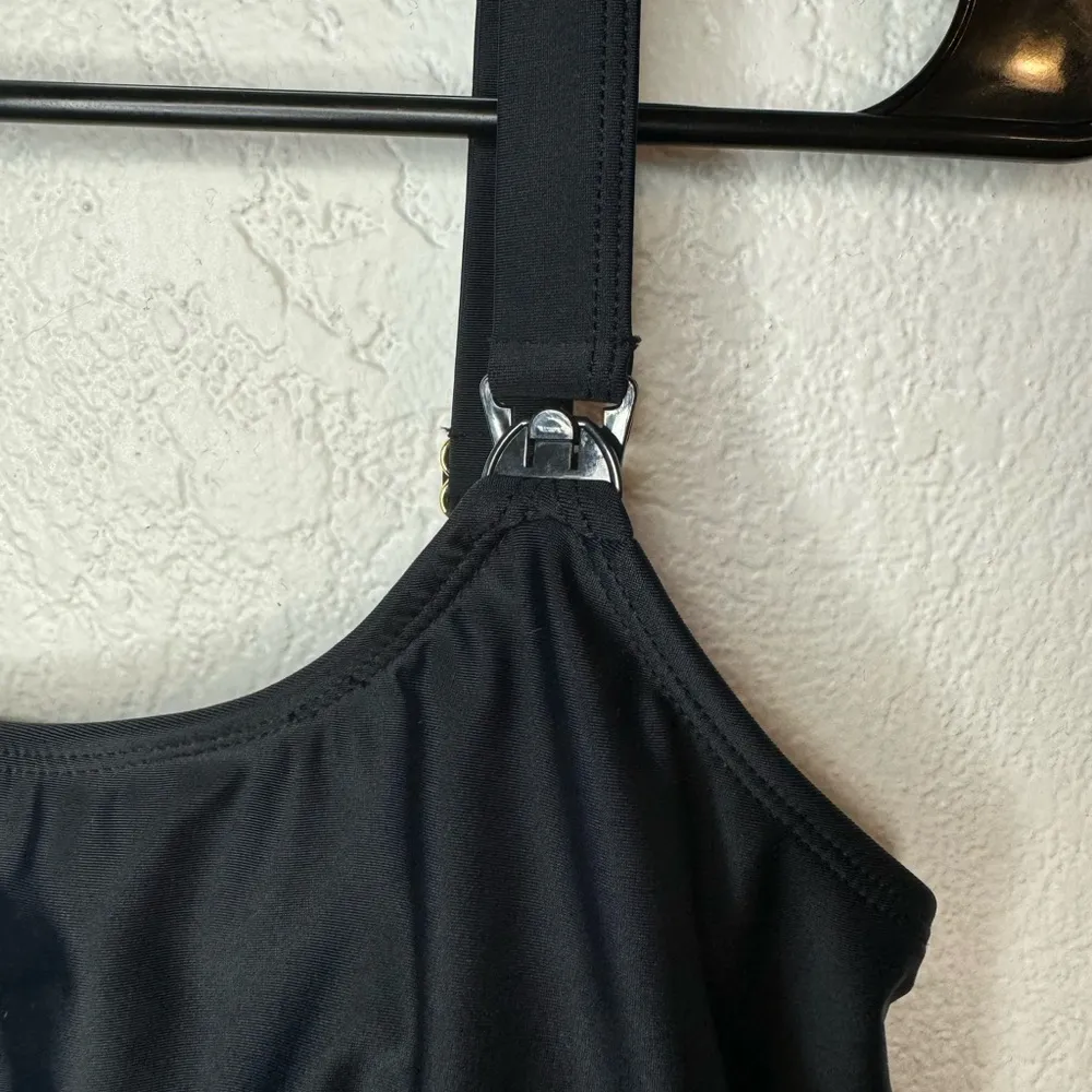 Kindred Bravely Black Maternity Nursing Friendly Bathing Suit One Piece - Image 3