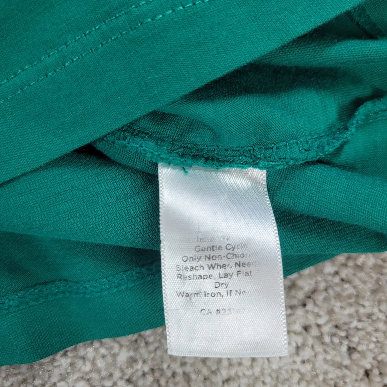 Talbots Womens Top XL Green Ruffle‎ Neck Detail Long Sleeve Blouse Shirt - Image 11