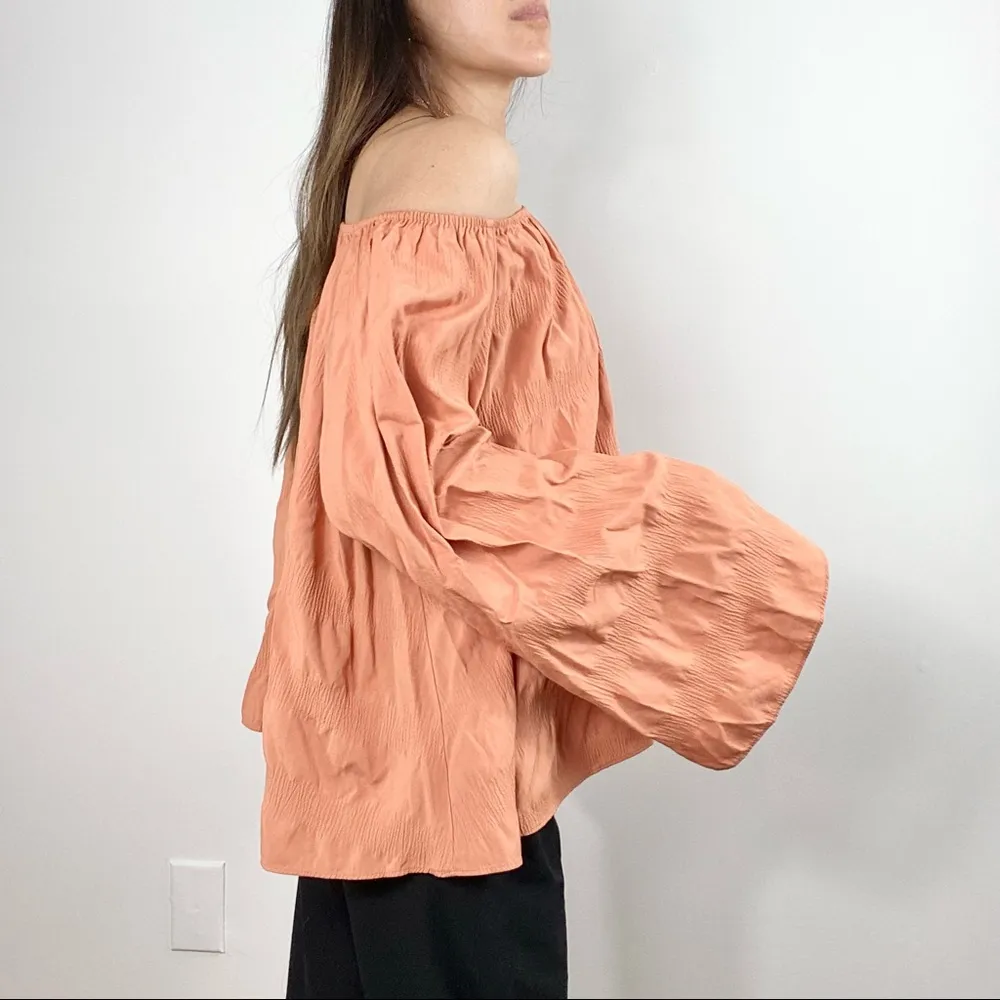 ELIZABETH + JAMES ALL DAY WEAR ORANGE TOP - Image 4