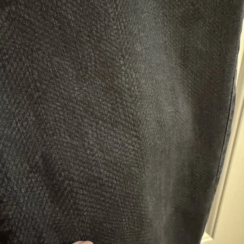 PrAna Womens Mid Rise Fitted Jeans Charcoal Gray Snakeskin 12 - Image 2