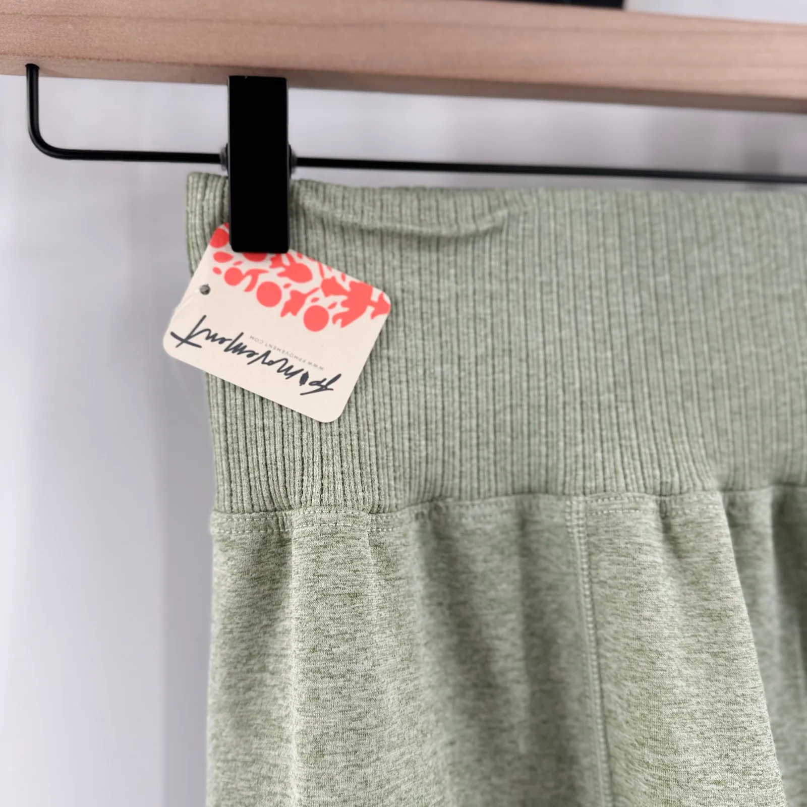 Free People FP Movement High Plank Leggings Size XS/S Heather Jalapeño Green NWT - Image 8