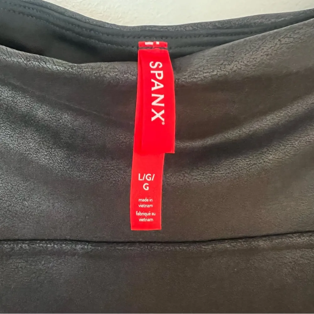 EUC  Suede Look Leggings - Image 7