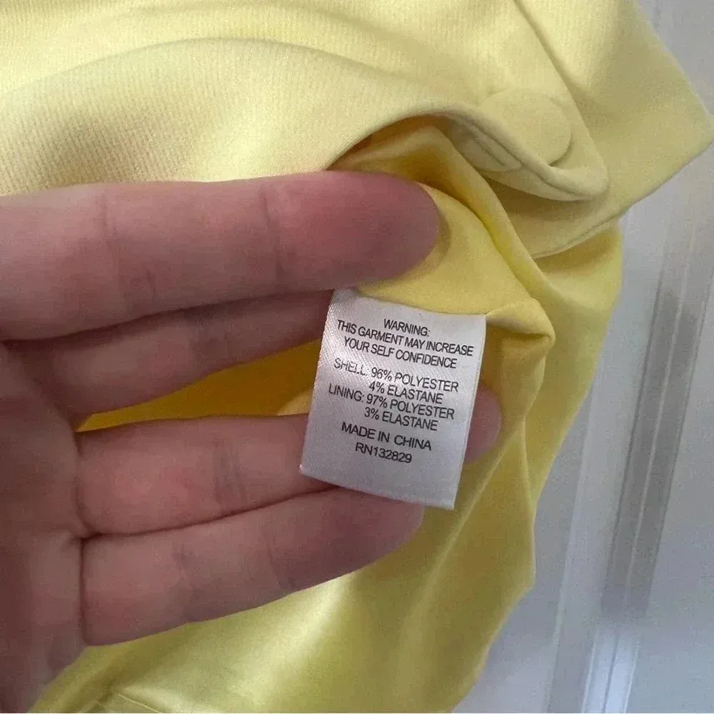 34 Song Of Style Gala Mini Skirt in Citrus Yellow Size XS - Image 2