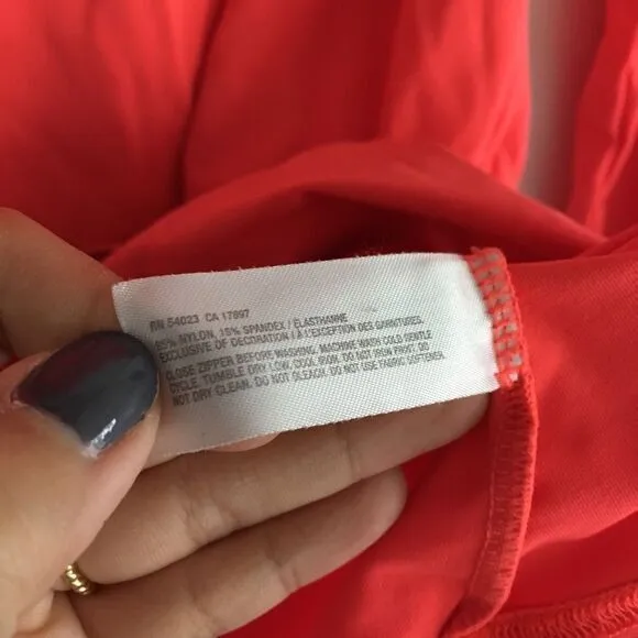 5/$15 Gapfit Coral Thumbhole Athletic Half‎ Zip Up - Image 4