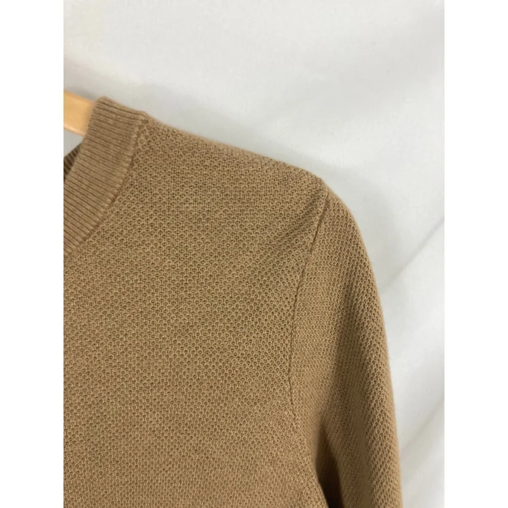 J Jill Light Brown Knit Tunic Sweater Size Small - Image 2