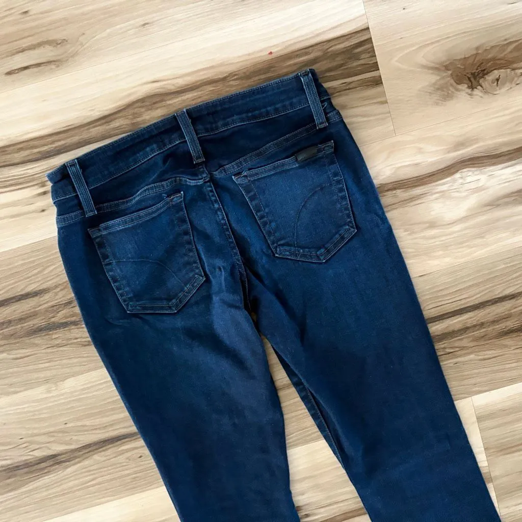 JOE'S THE HONEY CURVY BOOTCUT GERALDINE STRETCH DARK WASH JEANS Size 27 - Image 4