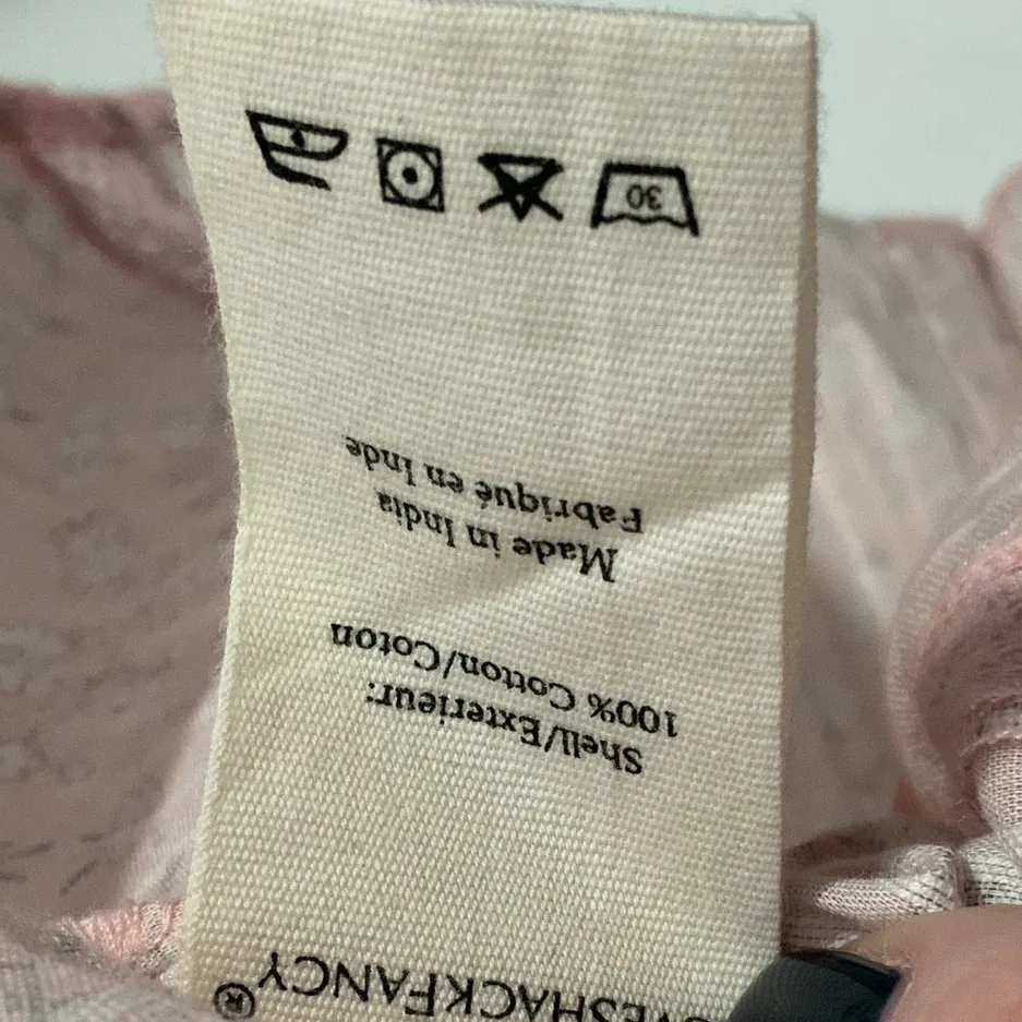 LoveShackFancy Cottage Core pink long sleeve Stevie Top size small - Image 5