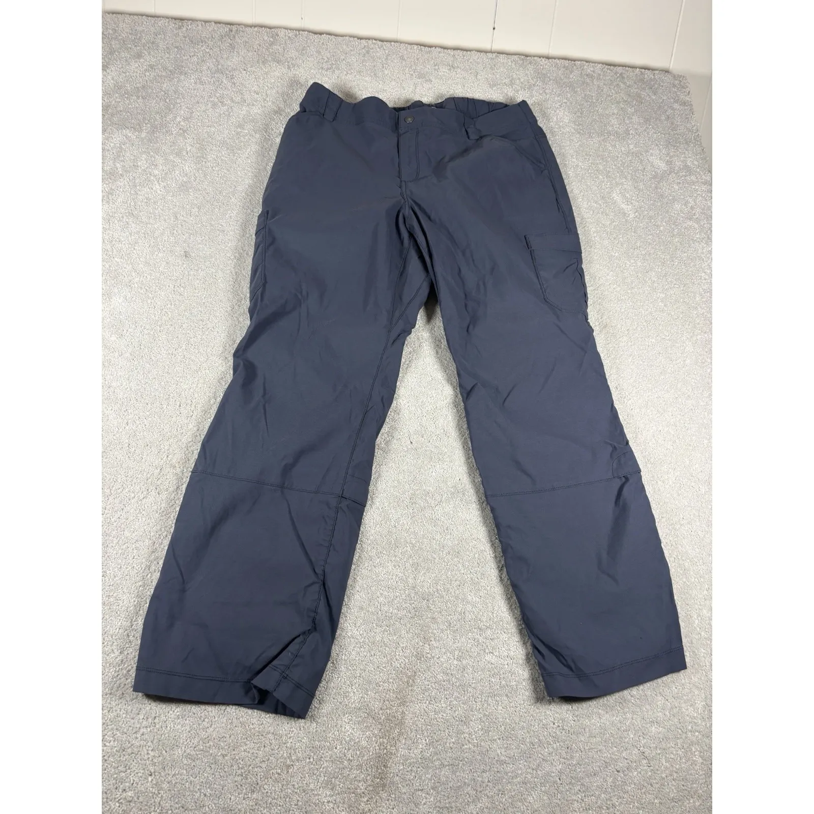 Duluth Dry on the Fly Bootcut Cargo Pants Womens Size 18x31 Blue Nylon Spandex - Image 2