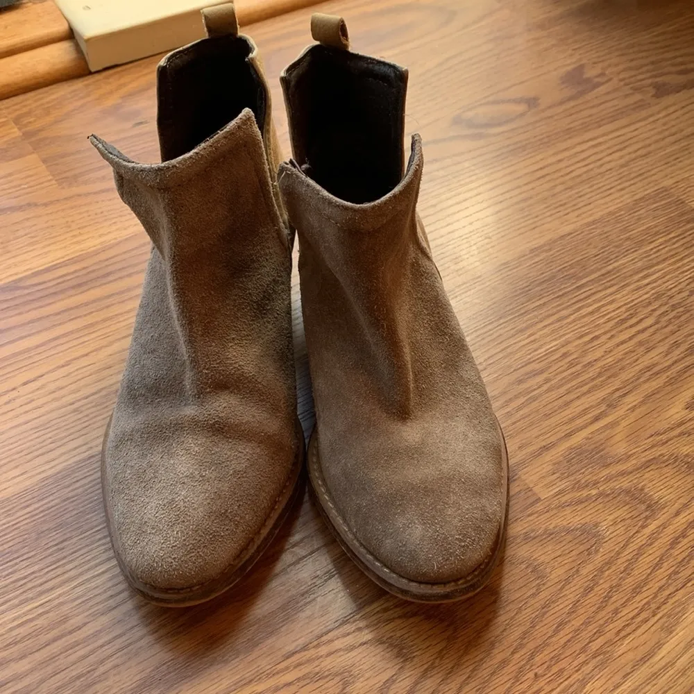 Diba True Leather Booties Shoes Women Brown Size 6.5 Ankle Shoes Winter Chic - Image 2