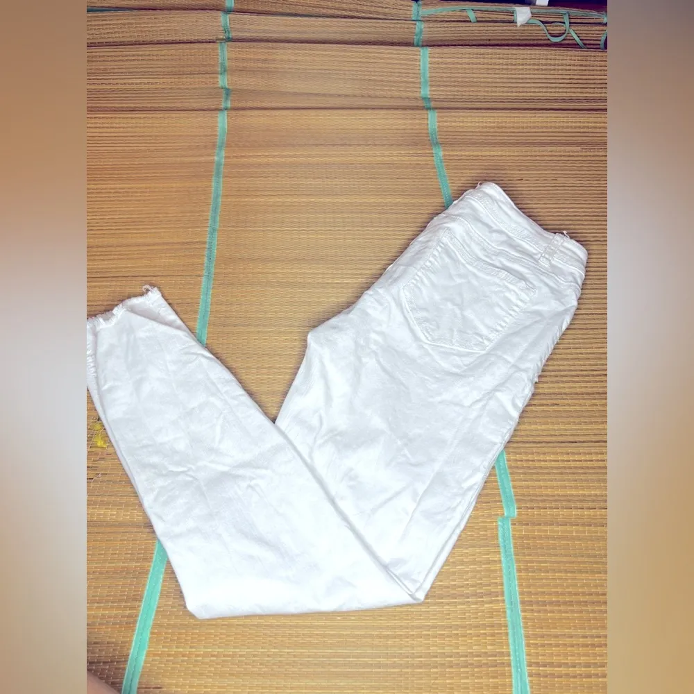 Women’s White Ripped Jeans - Image 3