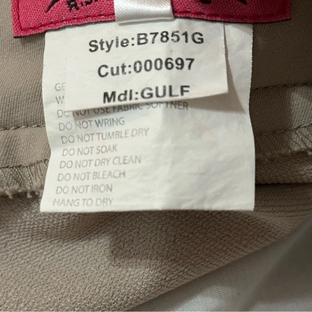 RJ Classics Prestige Collection Sz 30 Gulf Tan Knee Patch Breeches Riding Pants - Image 5