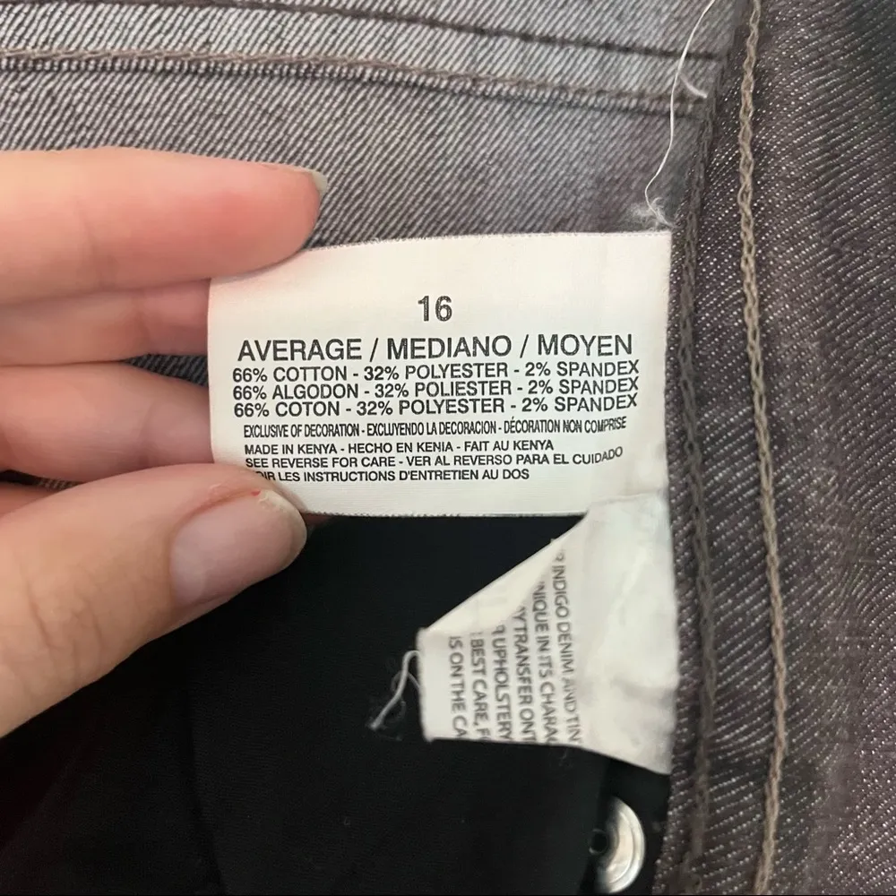 Gloria Vanderbilt “Amanda” Jeans Dark Denim Plus Size 16 - Image 7