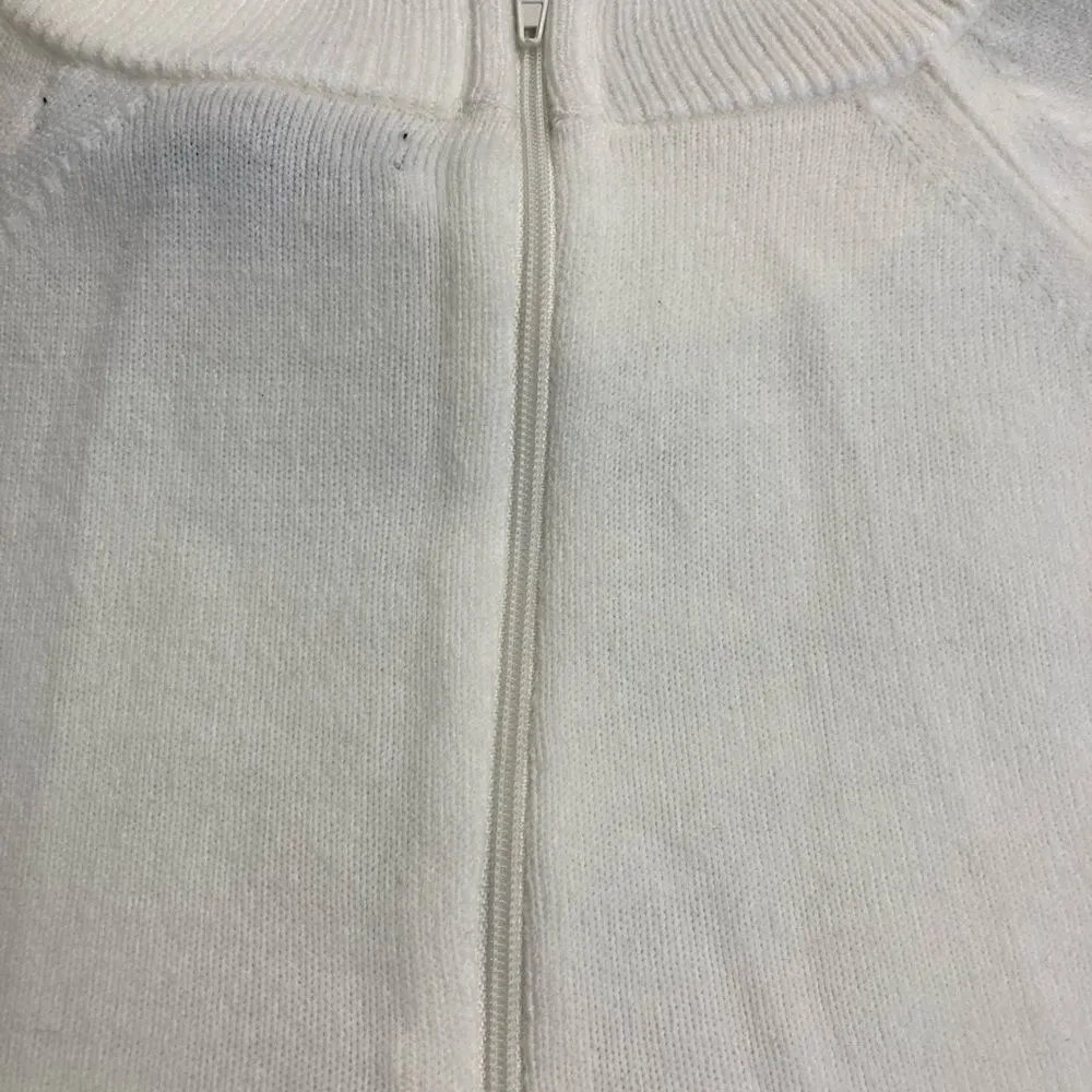 DESIGNER ORIGINALS,Women’s White XL Sweater, Back zipper closure, New with tags - Image 7