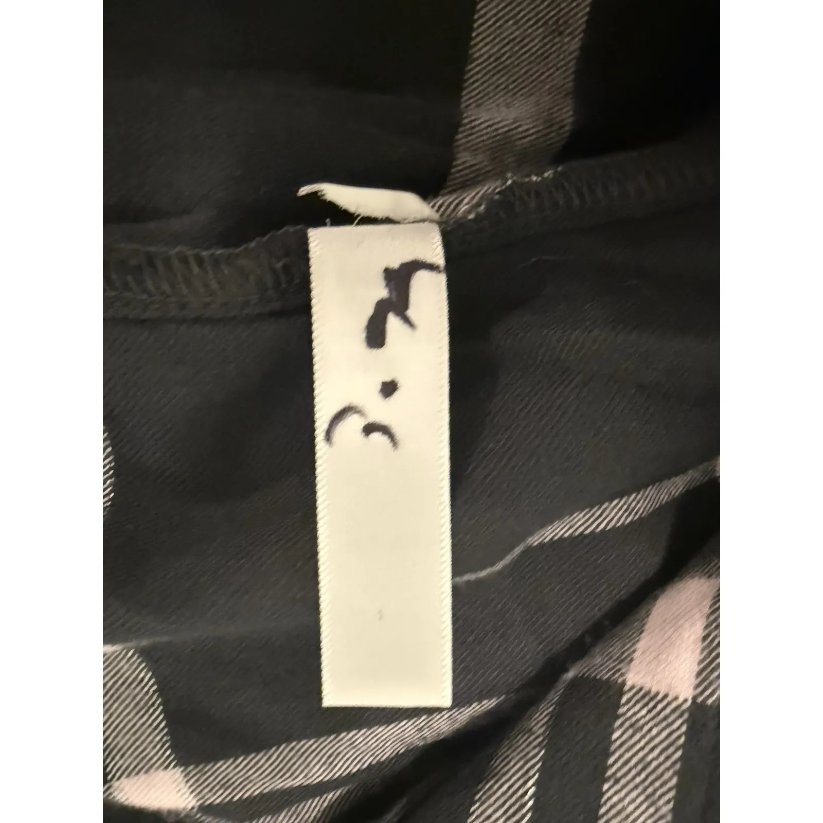 Soma Flannel Long Sleeve Notch Collar Button Up Pajama Top Womens XS Aspen New‎ - Image 8